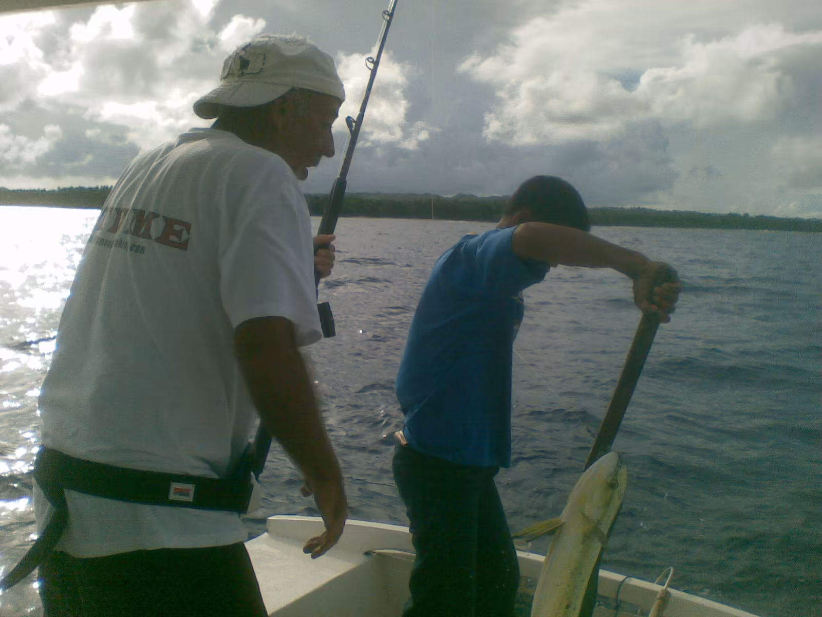 Deep sea fishing trip with Patrick's on the Beach in the waters off Siargao Island