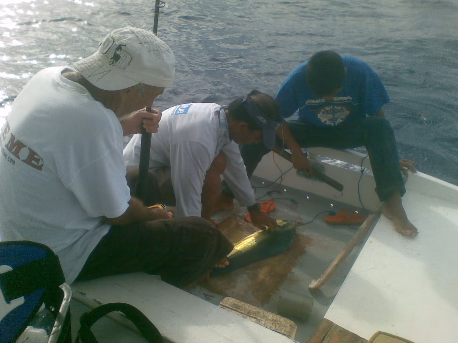 Deep sea fishing trip with Patrick's on the Beach in the waters off Siargao Island