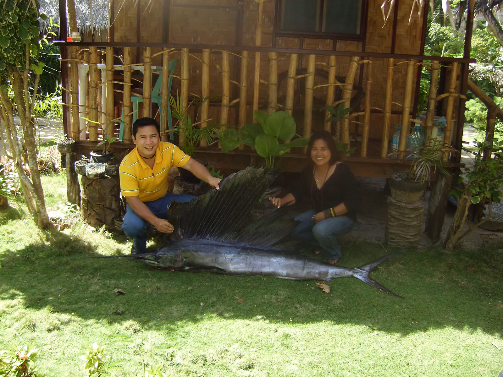 Deep sea fishing trip with Patrick's on the Beach in the waters off Siargao Island