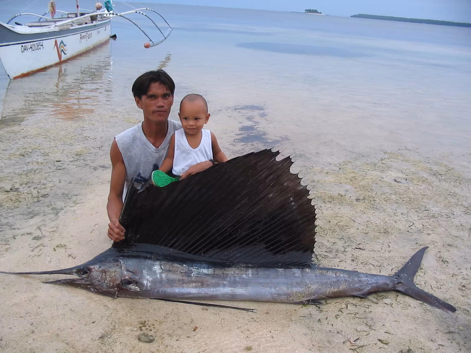Deep sea fishing trip with Patrick's on the Beach in the waters off Siargao Island