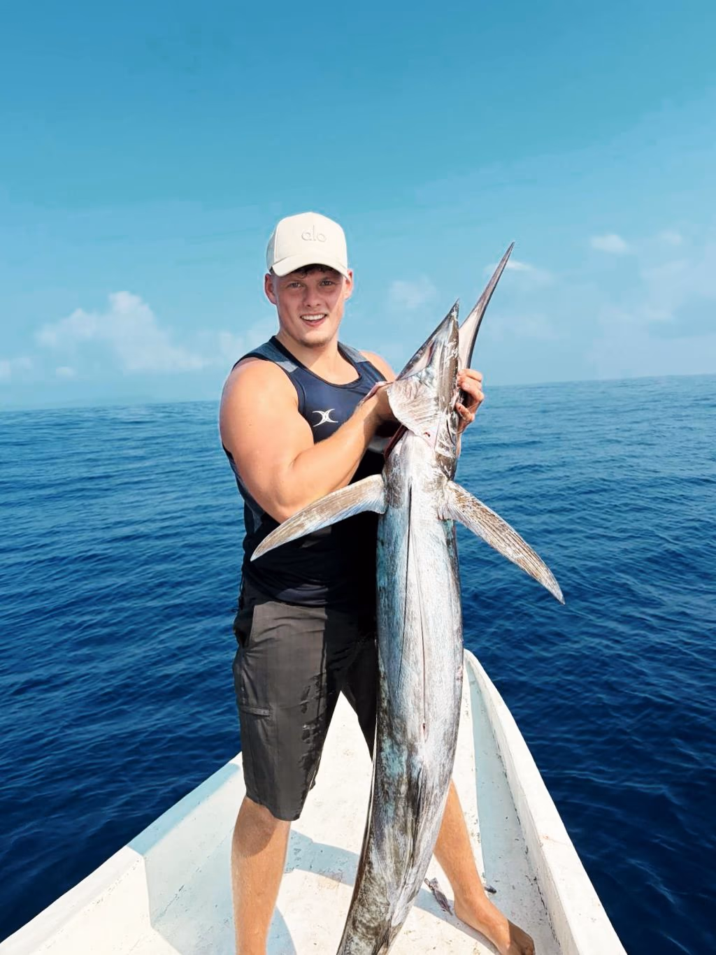 Deep sea fishing trip with Patrick's on the Beach in the waters off Siargao Island