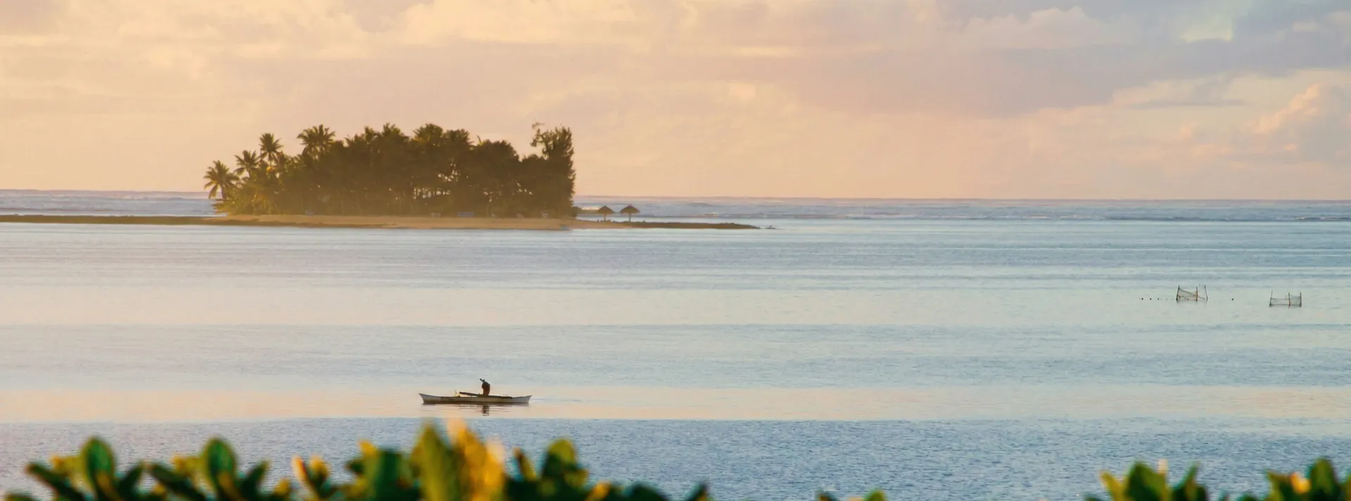 Kayaking on calm turquoise water off General Luna, Siargao