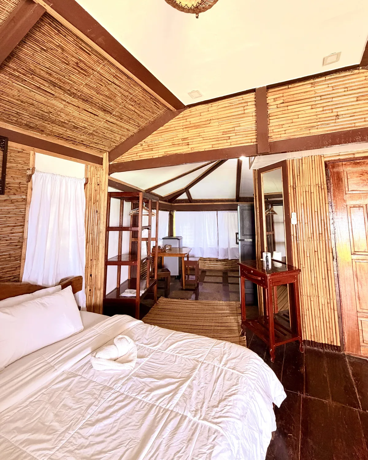 Beachfront Tree House - Tree House Dining Area accommodation at Patrick's on the Beach resort, Siargao Island