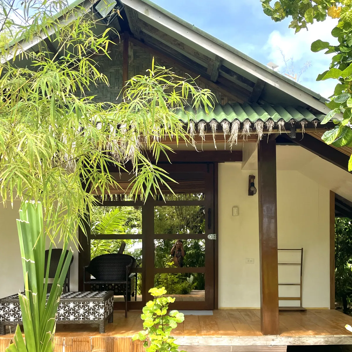 Standard Beachfront Villa - Villa Entrance accommodation at Patrick's on the Beach resort, Siargao Island